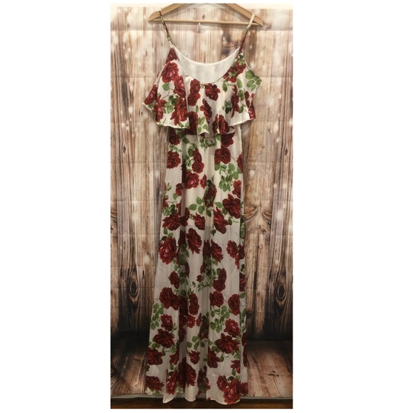 Show me your mumu Caitlin ruffle maxi dress - Picture 7 of 11